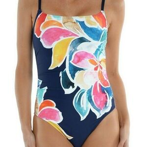 La Blanca Petals in bloom One Piece Swimsuit Size 10